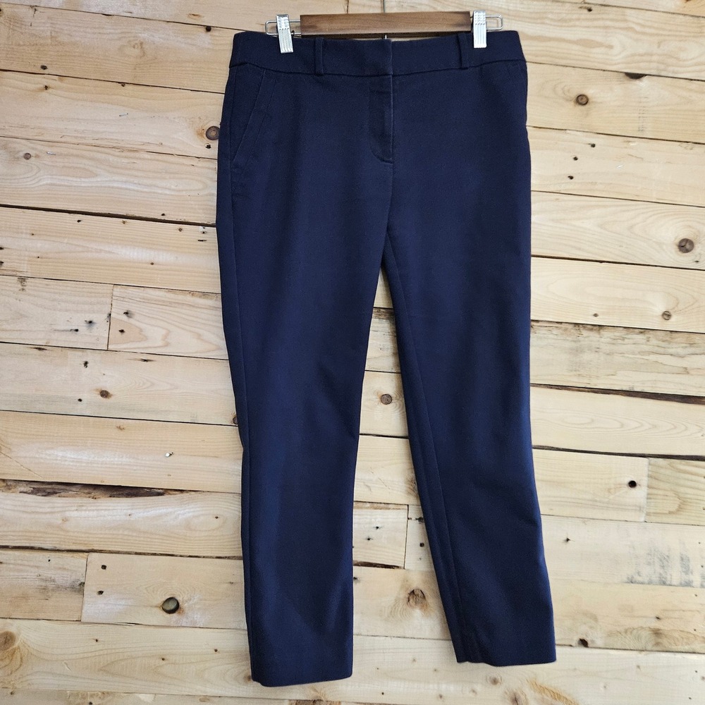 Ann Taylor LOFT Marisa Skinny Navy Blue Ankle Pants 6P Professional Work